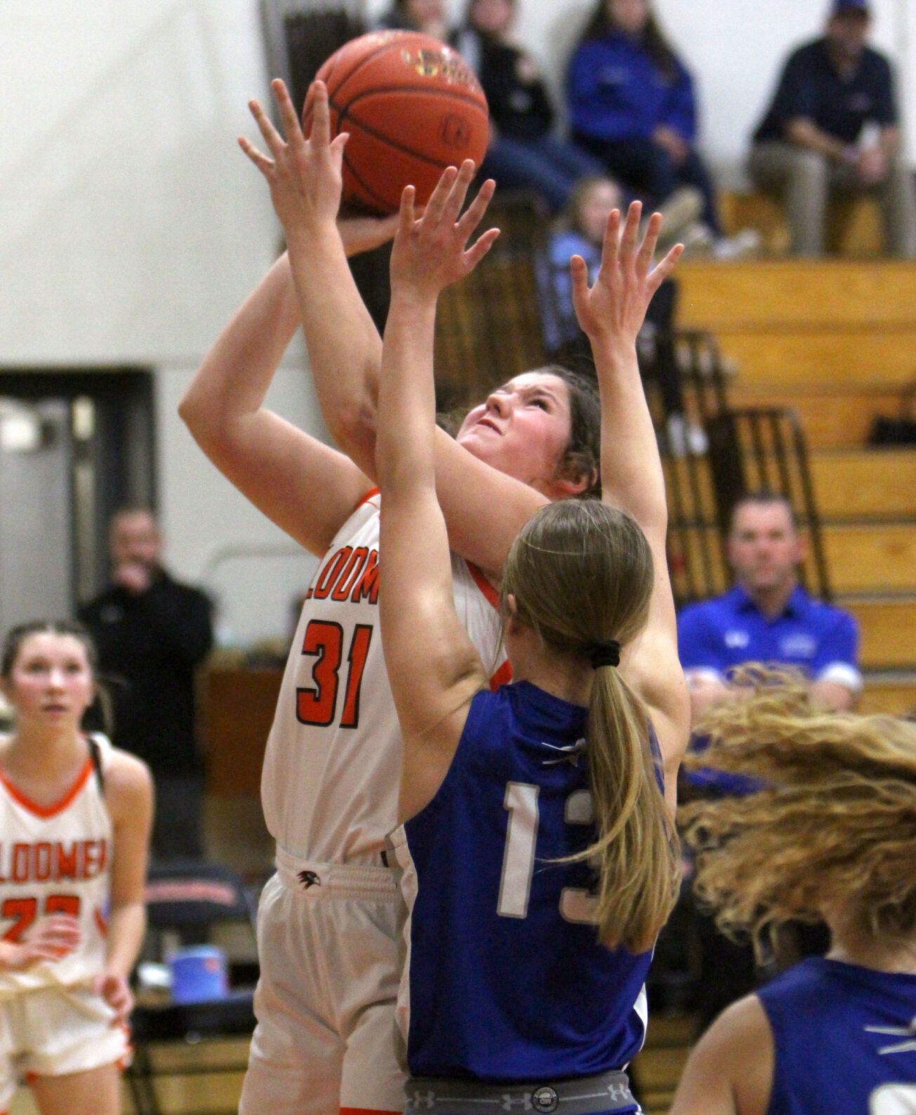 Cameron at Bloomer girls basketball 1-16-23